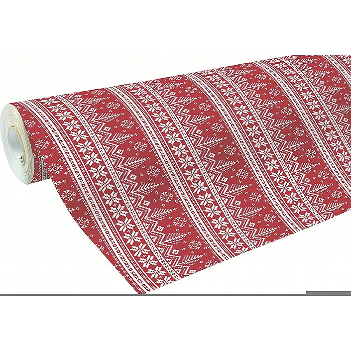 CLAIREFONTAINE Rouleau Papier Cadeau ALLIANCE 0,7 x 50 m Sapin scandinave