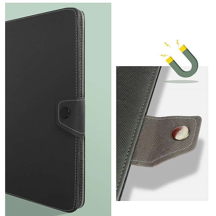 Avizar Housse pour Tablette 10 Pouces Universelle Effet Cuir Vieilli Support Vidéo pas cher