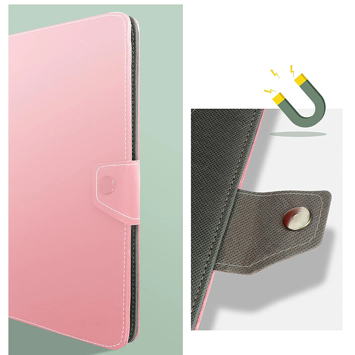 Avizar Housse pour Tablette 10 Pouces Universelle Effet Cuir Vieilli Support Vidéo pas cher