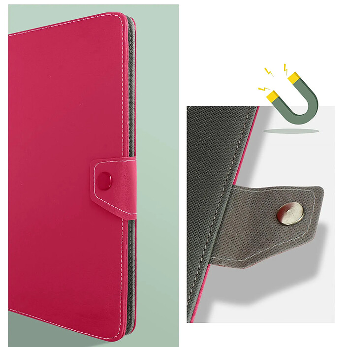 Avizar Housse pour Tablette 10 Pouces Universelle Effet Cuir Vieilli Support Vidéo pas cher