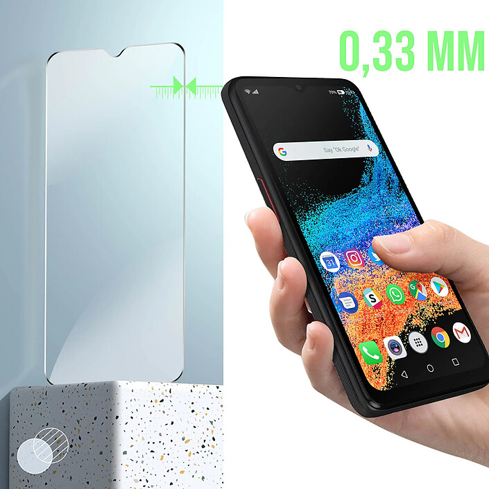 Avizar Verre Trempé Samsung Galaxy Xcover 6 Pro 9H Anti-rayures Anti-traces pas cher