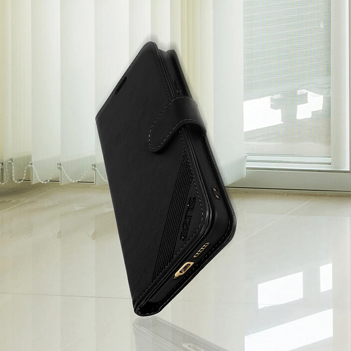 Avizar Étui Folio pour Vivo V23 5G Portefeuille et Support Vidéo Effet Cuir Lisse pas cher