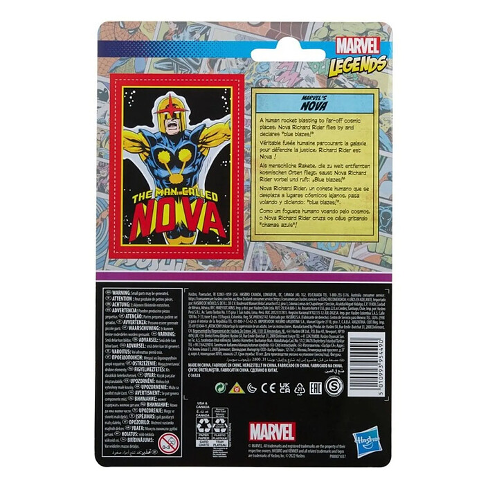 Acheter Marvel Legends Retro Collection - Figurine 2022 's Nova 10 cm