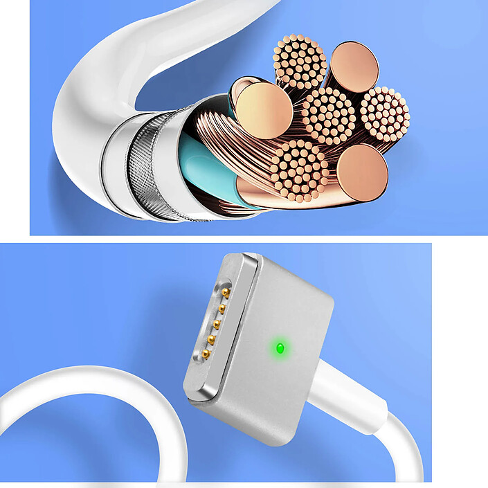 Avis Avizar Chargeur MagSafe 2 pourMacBook Connecteur Magnétique 85W Indicateur LED
