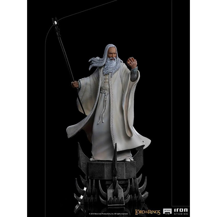 Le Seigneur des Anneaux - Statuette 1/10 BDS Art Scale Saruman 29 cm pas cher