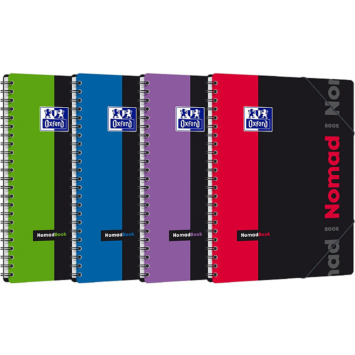 OXFORD Cahier ETUDIANT Nomadbook 24x31 cm 5x5 160 pages 90g coloris aléatoire