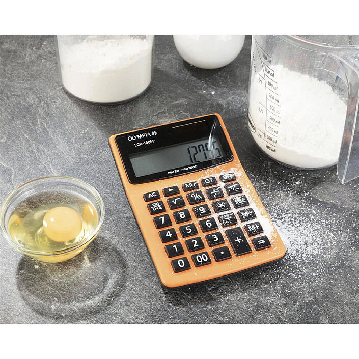 Avis OLYMPIA Calculatrice de bureau LCD 1000P, solaire/pile