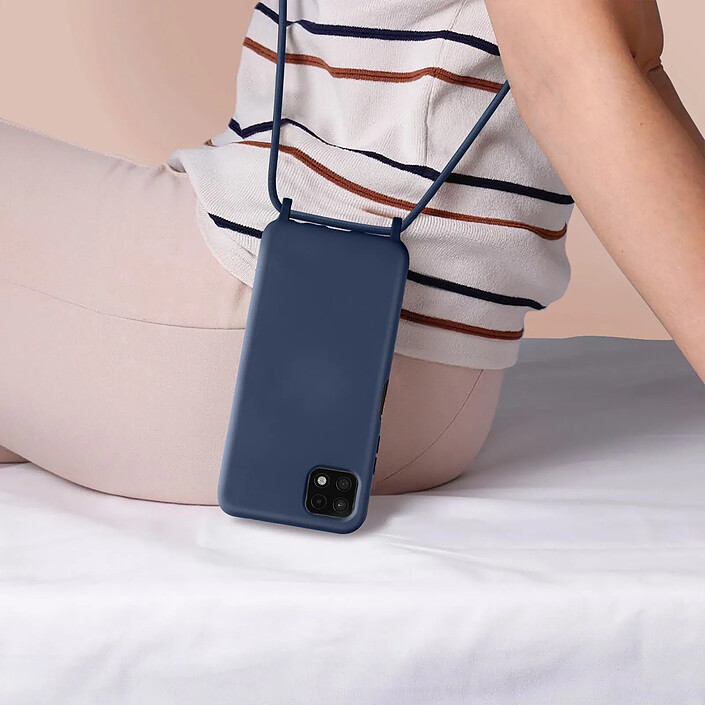 Avis Avizar Coque Cordon pour Samsung Galaxy A22 5G Semi-rigide Lanière Tour du Cou 80cm