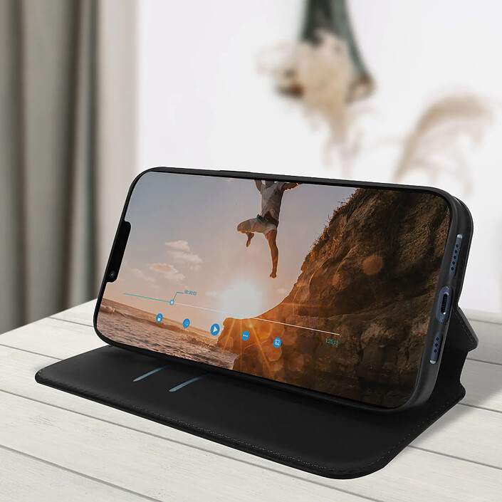 Acheter Avizar Housse folio pour iPhone 14 Plus Clapet Porte-cartes Fonction Support Vidéo