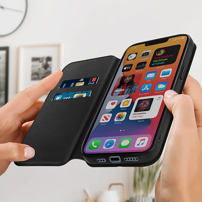 Avis Avizar Housse folio pour iPhone 14 Plus Clapet Porte-cartes Fonction Support Vidéo