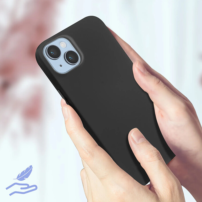 Acheter Avizar Coque iPhone 14 Semi-rigide Soft-touch Fine noir
