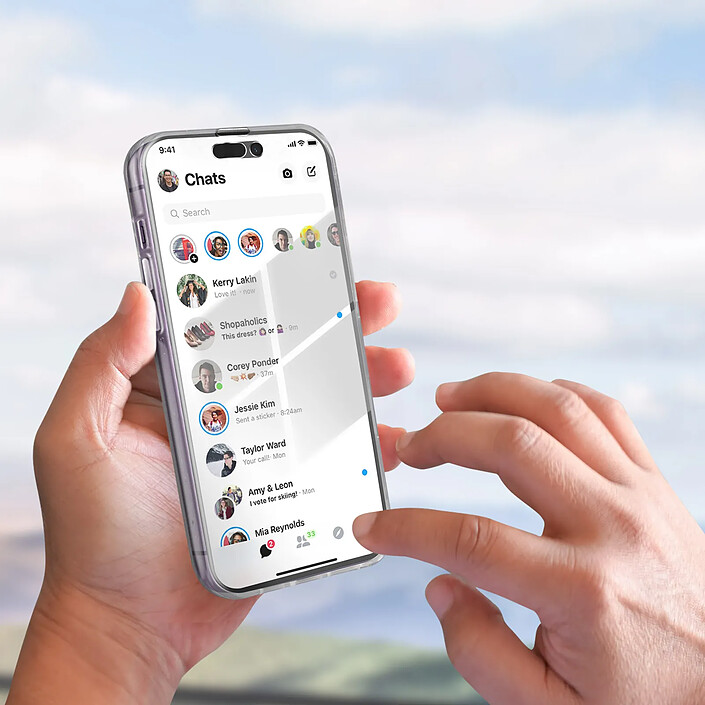 Acheter Avizar Coque pour iPhone 14 Pro Intégrale Arrière Rigide et Avant Souple Transparent