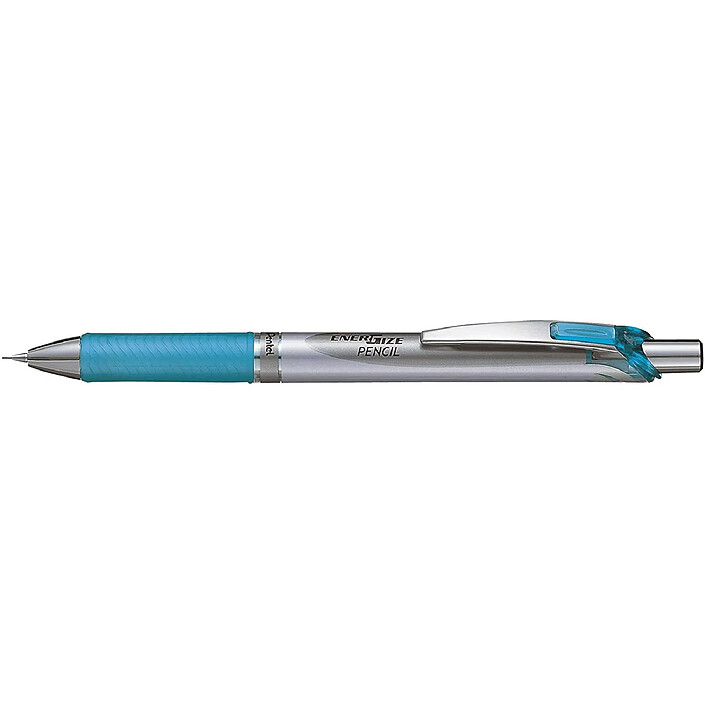 PENTEL Porte-mine ENERGIZE PL77 pointe 0,7mm argent/bleu ciel x 12
