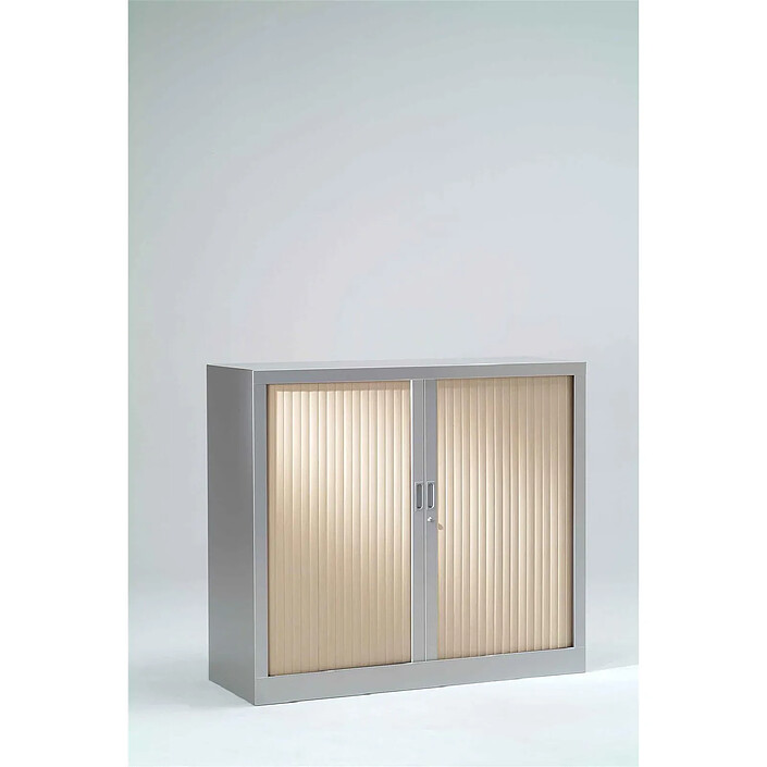 VINCO Réhausse Armoire H44xL100xP43 cm Alu Rideaux Erable