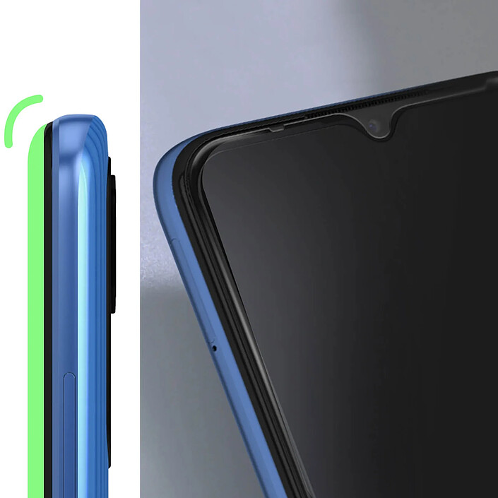 Acheter Avizar Verre trempé Xiaomi Redmi 10A Dureté 9H Adhésion Totale Noir