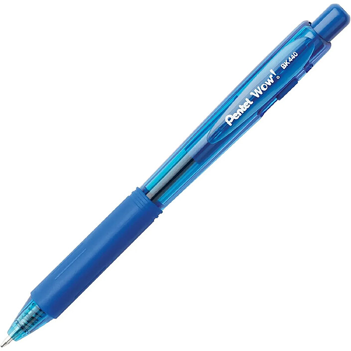 Avis PENTEL Stylo à bille rétractable WOW BK440 Bleu x 12