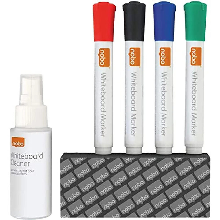 NOBO Kit de nettoyage Quartet pour tableaux blancs