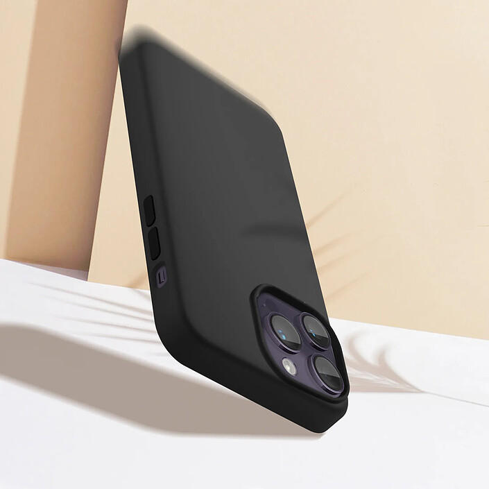 Avis moxie Coque pour iPhone 14 Pro Max Semi-rigide Fine Légère Intérieur Doux Moxie noir
