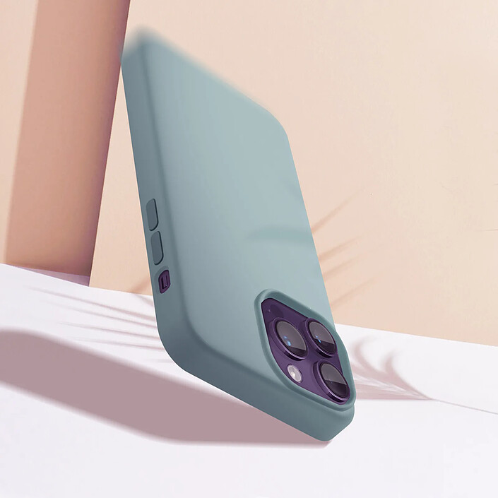 Avis moxie Coque pour iPhone 14 Pro Max Semi-rigide Fine Intérieur Doux Moxie pin vert
