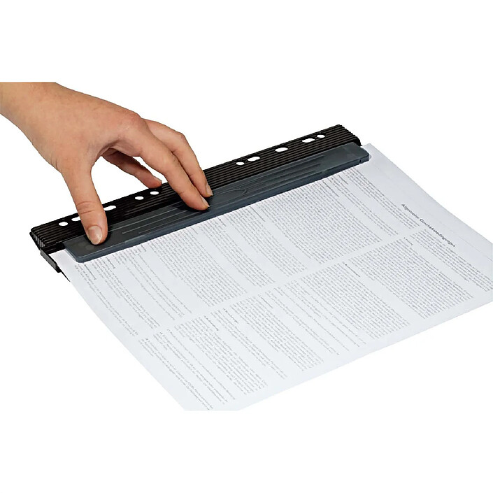 Avis WEDO Perforateur de poche en métal avec graduation 8 cm 4 perforations Noir