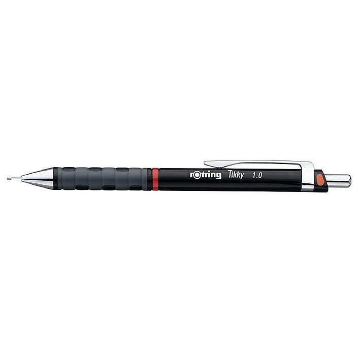 ROTRING Porte-mines Tikky Grip Pointe Métal 1,0 mm Noir