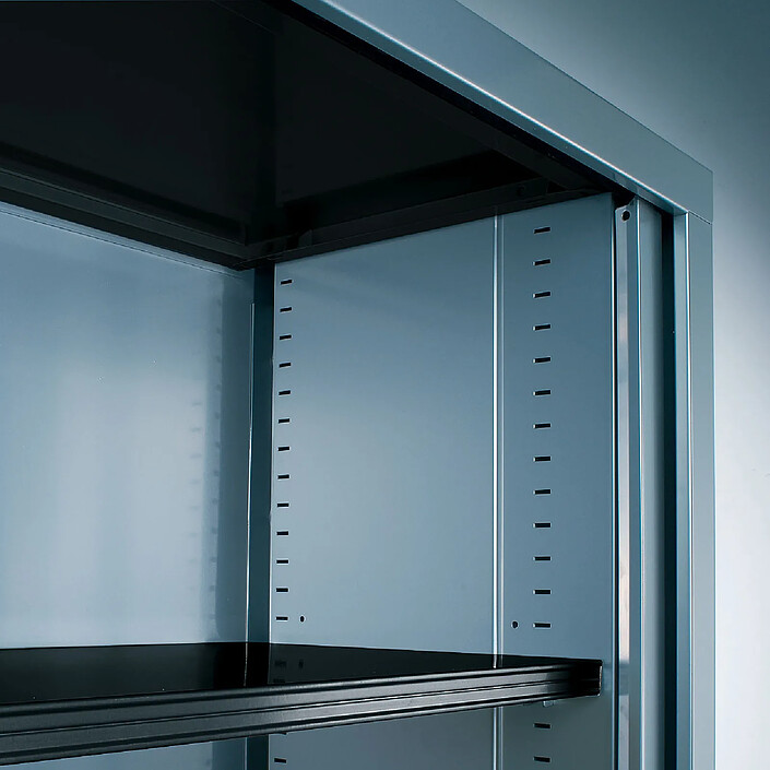 Avis VINCO Armoire Monobloc à Rideaux 1/3 Penderie H198xL120xP43 cm Alu Rideaux Blanc