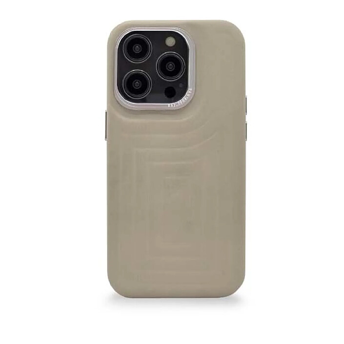 Decoded Coque Compatible avec le MagSafe en cuir pour iPhone 14 Pro Max Beige