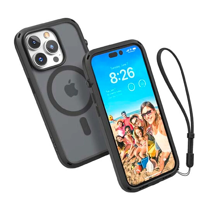 Catalyst Influence Compatible avec le MagSafe pour iPhone 14 Plus Noir