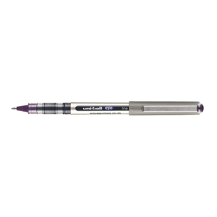 UNI-BALL Roller encre liquide EYE UB157 pointe moyenne 0,7mm violet x 12