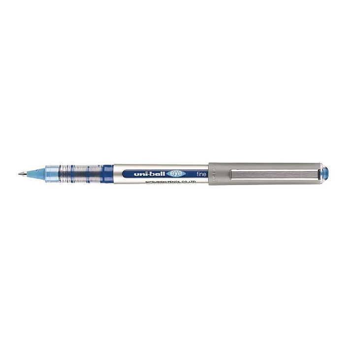 UNI-BALL Roller encre liquide EYE UB157 pointe moyenne 0,7mm bleu turquoise x 12