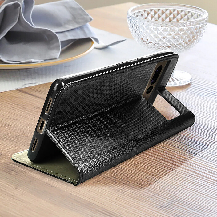 Acheter Avizar Étui pour Google Pixel 7 Pro Clapet Magnétique Porte-carte Fonction Support