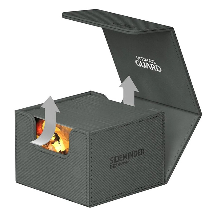 Ultimate Guard - Sidewinder 133+ XenoSkin Monocolor Gris pas cher