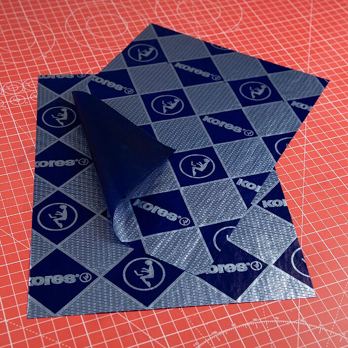 Avis KORES Paquet de 10 feuilles papier carbone A4 écriture à la main bleu