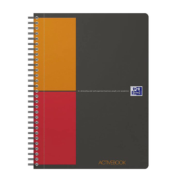 OXFORD Cahier 'ACTIVEBOOK' B5 quadrillé 80 feuilles 90g