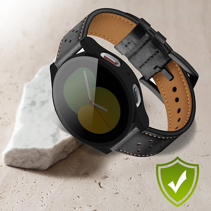 Avis Avizar Protection Intégrale Verre Trempé pour Samsung Galaxy Watch 5, 40mm Noir