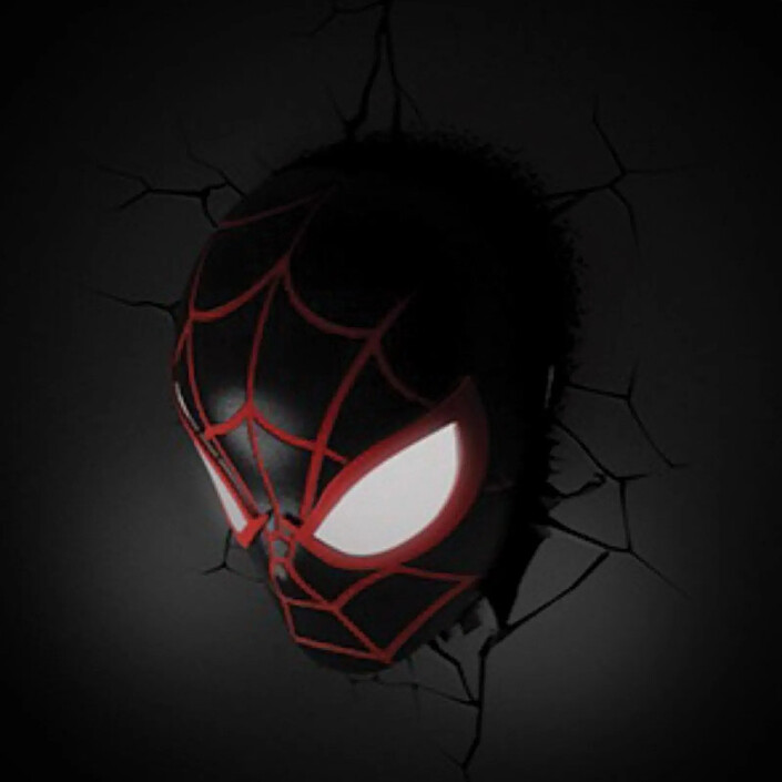 Acheter Marvel - Lampe 3D LED Spider-Man Miles Morales Face 3D