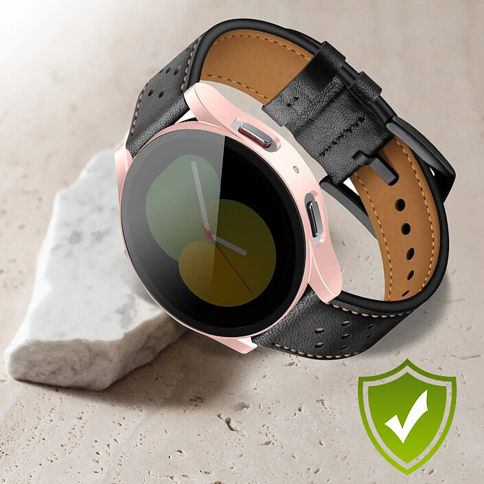 Avis Avizar Protection Intégrale Verre Trempé Samsung Galaxy Watch 5, 40mm rose gold