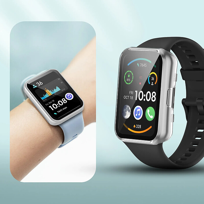 Avizar Protection Intégrale Verre Trempé Huawei Watch Fit 2 / Fit 2 Active transparent pas cher