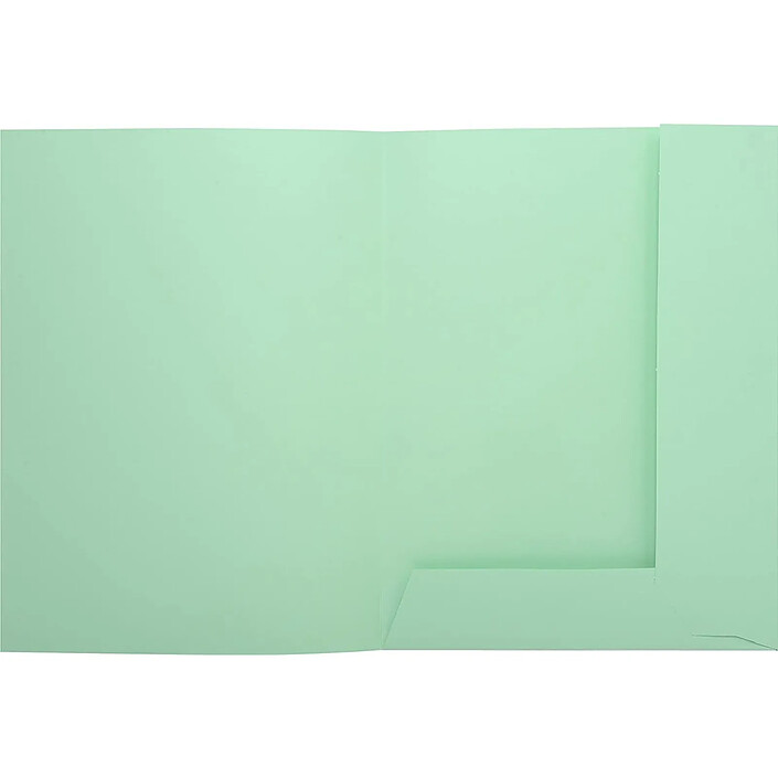 Acheter EXACOMPTA Paquet de 50 chemises imprimées 2 rabats SUPER 210 - 24x32cm Vert clair