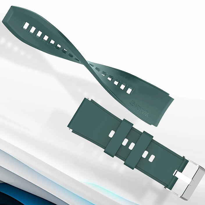 Avis Avizar Bracelet pour Huawei Watch GT Runner Silicone Renforcé Boucle