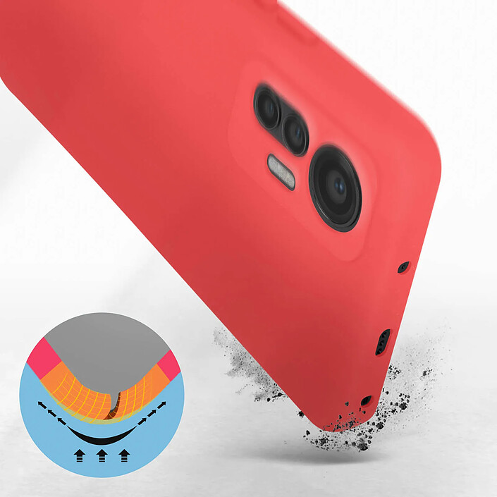 Avis Avizar Coque Soft Touch pour Xiaomi 12 Lite en Silicone Semi-rigide Antidérapant Fuchsia