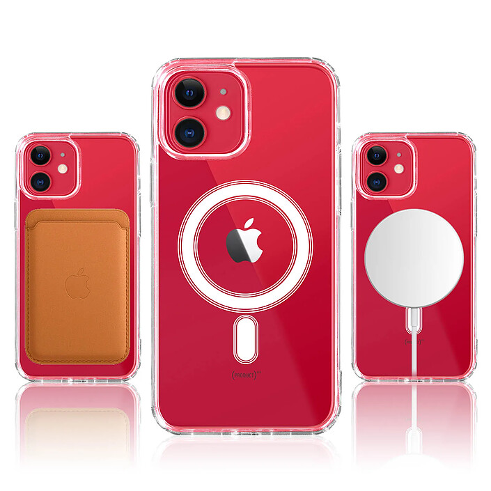 Avis Coque pour MagSafe pour iPhone 11 Cercle magnétique Rigide Transparent
