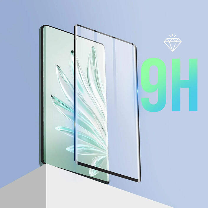 Avis Avizar Verre Trempé pour Honor 70 9H Biseautés 5D Adhésion Totale Noir
