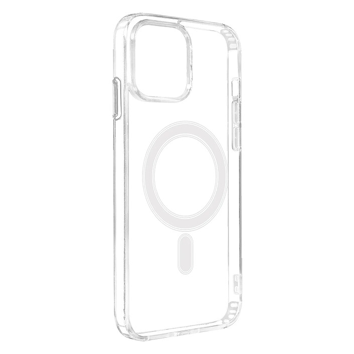 Coque pour MagSafe pour iPhone 11 Cercle magnétique Rigide Transparent