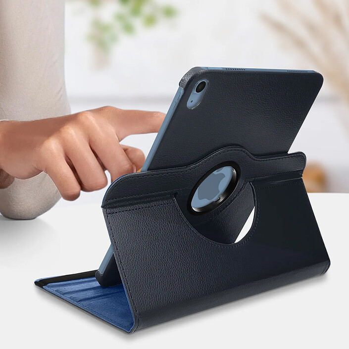 Avis Avizar Housse pour iPad 10.9 2022 / 11 2025 Support Rotatif 360° Mode Portrait Paysage Bleu nuit