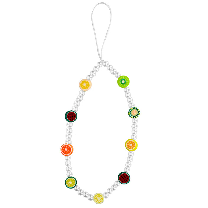 Avizar Bijou de Téléphone 25 cm Perles Fruitées Pratique