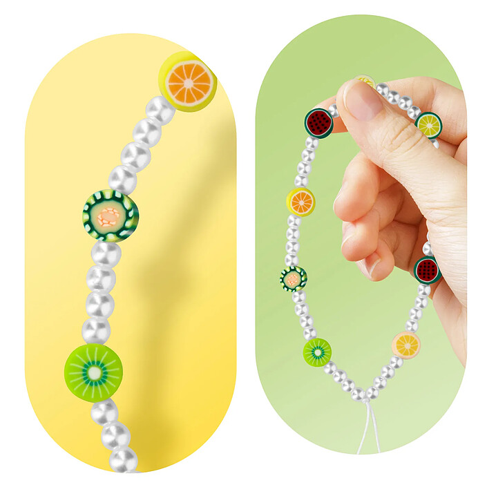 Avizar Bijou de Téléphone 25 cm Perles Fruitées Pratique pas cher