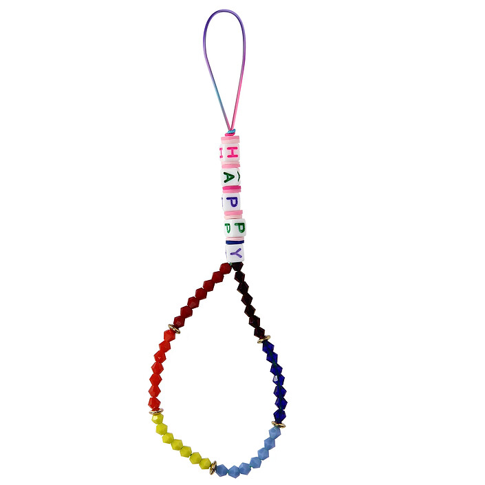 Avizar Bijou de Téléphone 25 cm Lettre Happy Pratique