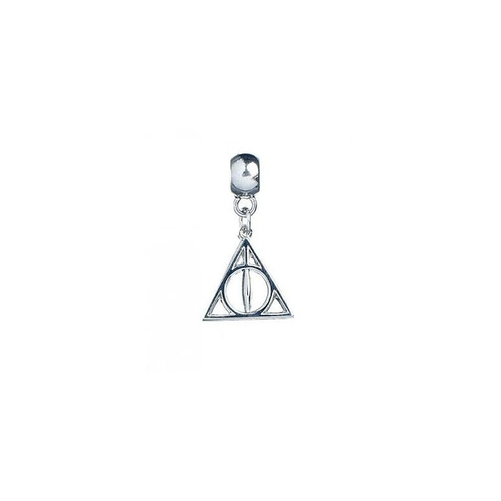 Harry Potter - Breloque plaquée argent Deathly Hallows
