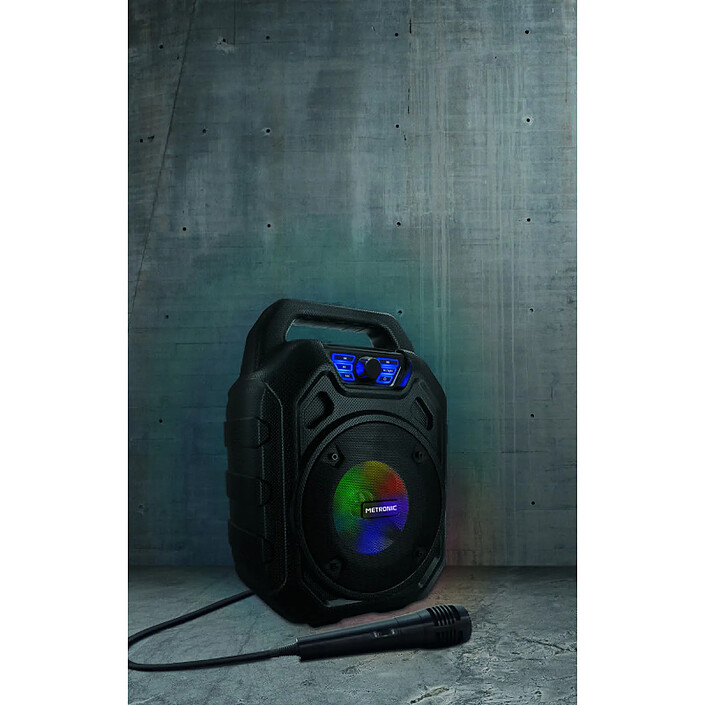 Acheter Metronic 477188 - Enceinte Mini High Power avec micro - noire
